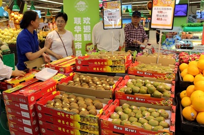 周至攜手上海聯(lián)華超市，開拓獼猴桃銷售新藍(lán)海